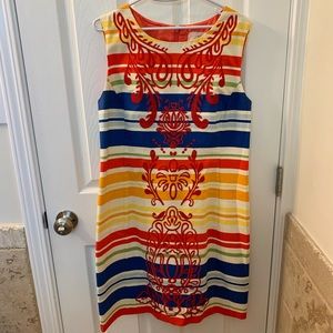Anthropologie multi stripe dress
